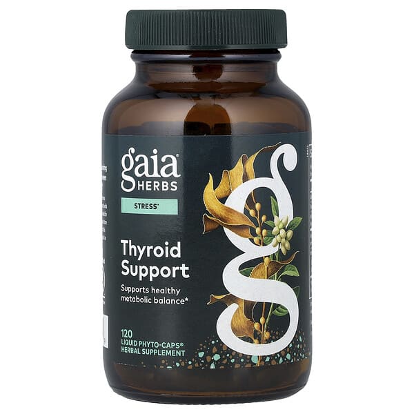 Gaia Herbs, Thyroid Support, 120 Liquid Phyto-Caps®