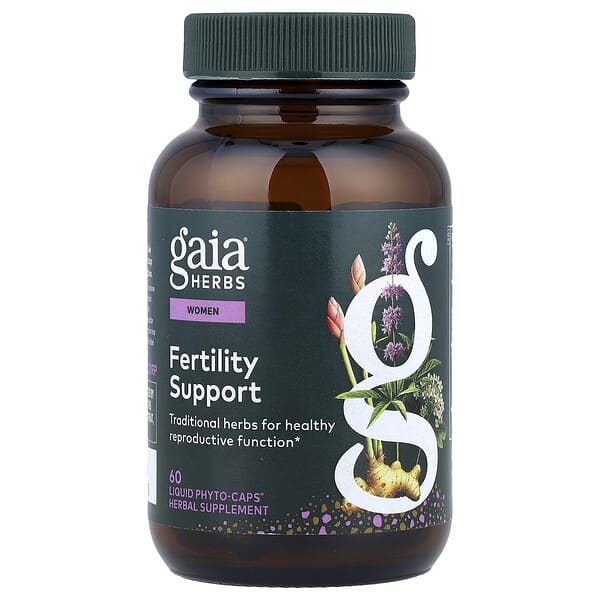 Gaia Herbs, Women, Fertility Support, 60 Liquid Phyto-Caps®
