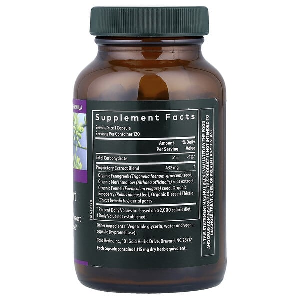 Alternative view of Gaia Herbs, Women, Lactation Support, 120 Vegan Liquid Phyto-Caps