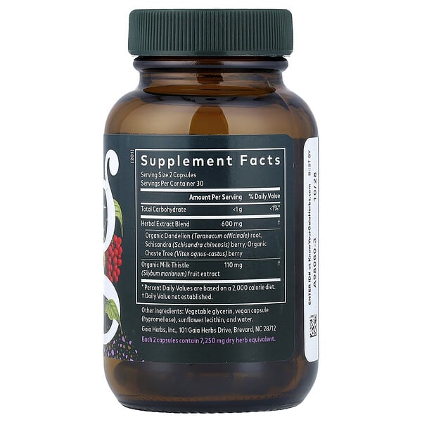 Alternative view of Gaia Herbs, Women, Period Cycle Support , 60 Liquid Phyto-Caps®