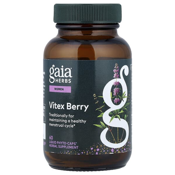 Gaia Herbs, Women, Vitex Berry, 60 Liquid Phyto-Caps®