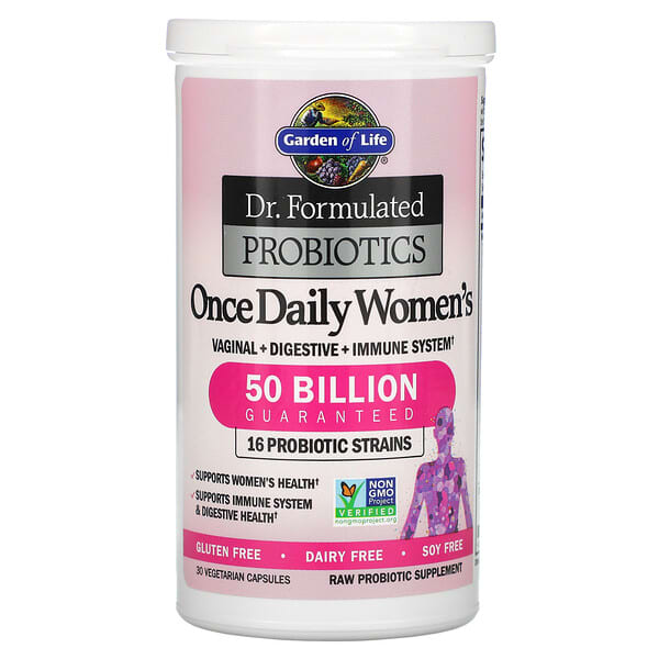 Alternative view of Garden of Life, Dr. Formulated Probiotics, Once Daily Women's, 50 Billion, 30 Vegetarian Capsules
