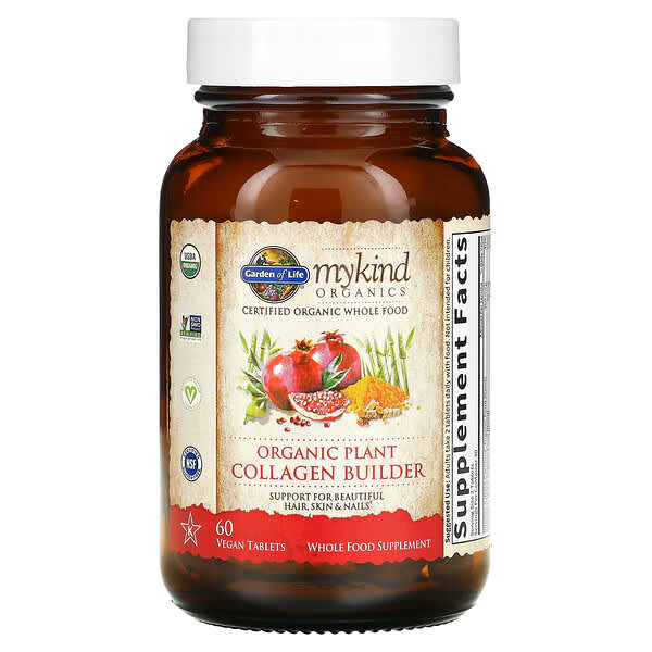 Alternative view of Garden of Life, MyKind Organics, Organic Plant Collagen Builder, 60 Vegan Tablets
