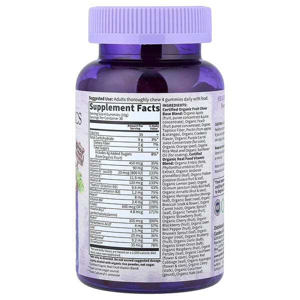 Alternative view of Garden of Life, Organics, Prenatal Multi Gummies, Organic Berry, 120 Vegan Gummy Drops