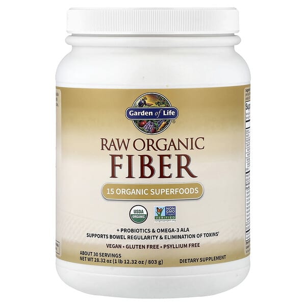 Garden of Life, RAW Organic Fiber, 1 lb, 12.32 oz (803 g)