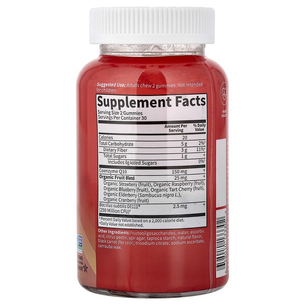 Alternative view of Garden of Life, Vitamin Code® Gummies, CoQ10, Strawberry, 60 Gummies