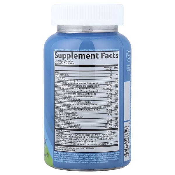 Alternative view of Garden of Life, Vitamin Code® Gummies, Kids Multi with Iron, Orange, 90 Gummies