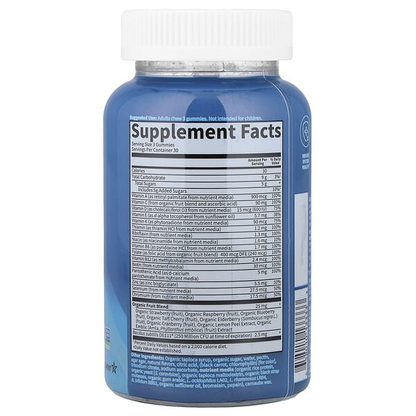 Alternative view of Garden of Life, Vitamin Code® Gummies, Men's Multi, Lemon Berry, 90 Gummies