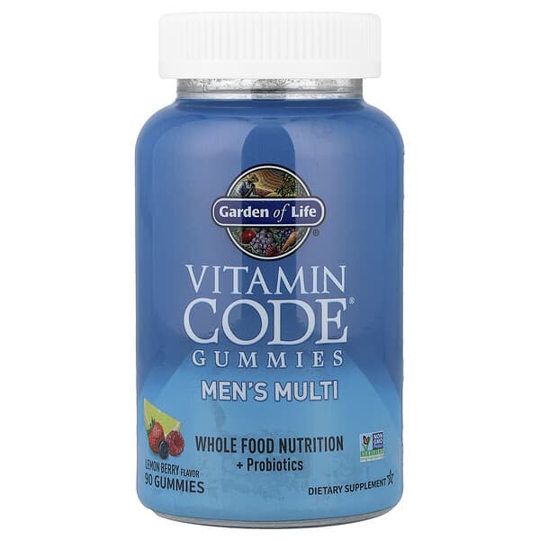 Garden of Life, Vitamin Code® Gummies, Men's Multi, Lemon Berry, 90 Gummies