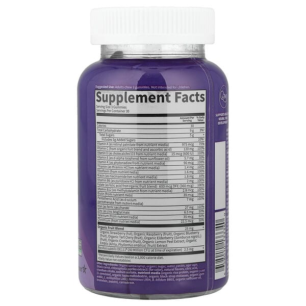 Alternative view of Garden of Life, Vitamin Code® Gummies, Prenatal Multi with Iron & Folate, Cherry Lemonade, 90 Gummies