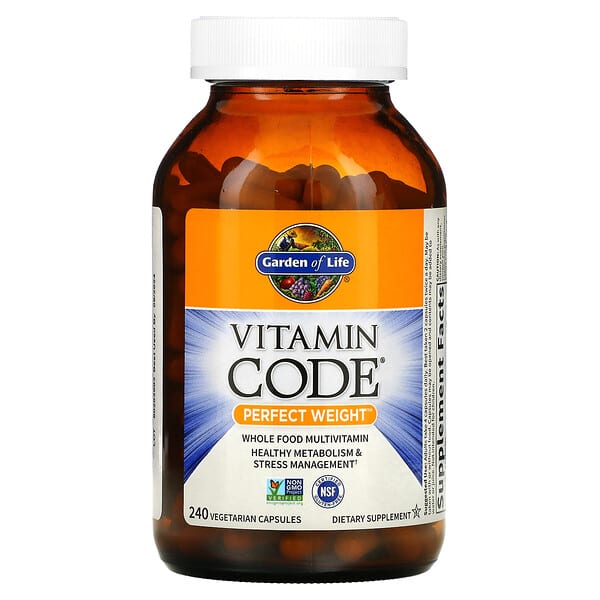 Alternative view of Garden of Life, Vitamin Code, Perfect Weight, 240 Vegetarian Capsules