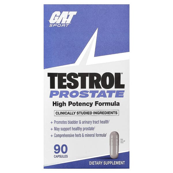 GAT, Sport, Testrol® Prostate, 90 Capsules