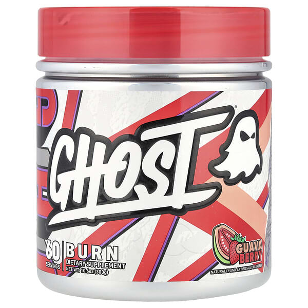 Ghost, Burn, Guava Berry , 10.6 oz (300 g)