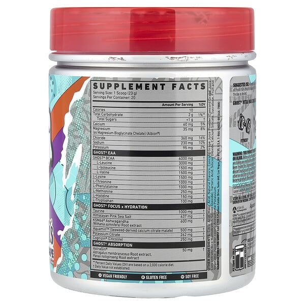 Alternative view of Ghost, Intra, Welch's® Grape, 16.2 oz (460 g)
