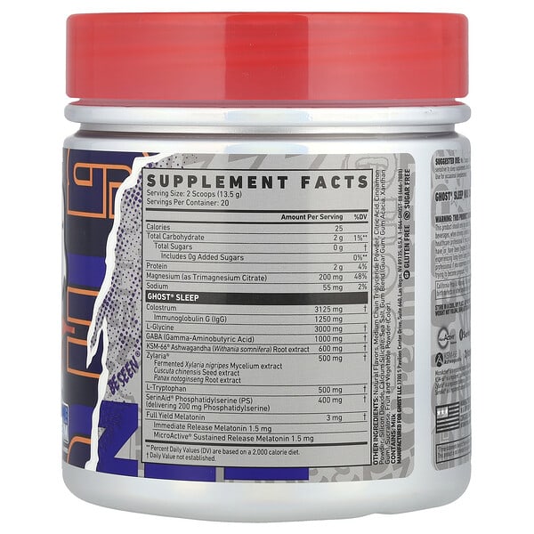 Alternative view of Ghost, Sleep, Blue Dream, 9.5 oz (270 g)