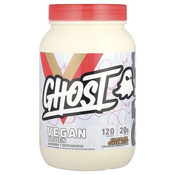 Ghost, Vegan Protein, Chocolate Cereal Milk®, 2.2 lb (980 g)