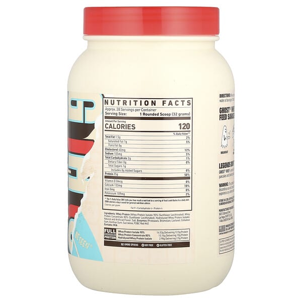 Alternative view of Ghost, Whey Protein, Fruity Cereal Milk®, 2lb (924 g)