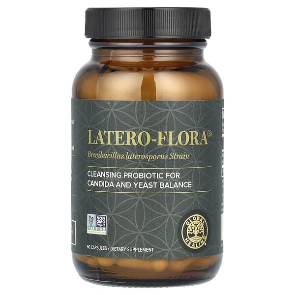 Global Healing, Latero-Flora, 60 Capsules (35 mcg per Capsule)