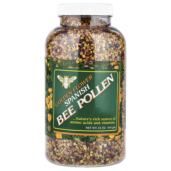 Golden Flower, Spanish Bee Pollen, 16 oz (454 g)