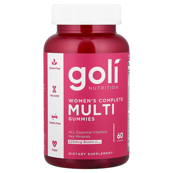 Goli Nutrition, Women's Complete Multi Gummies, 60 Gummies