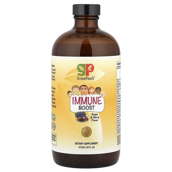 GreenPeach, Immune Boost, Grape & Berry, 16 fl oz (473 ml) 5 GreenPeach, Immune Boost, Grape & Berry, 16 fl oz (473 ml)
