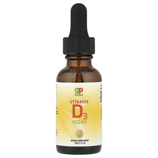 GreenPeach, Vegan Vitamin D3, 1 fl oz (30 ml)