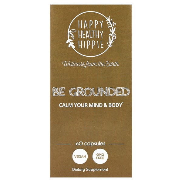 Happy Healthy Hippie, Be Grounded, 60 Capsules