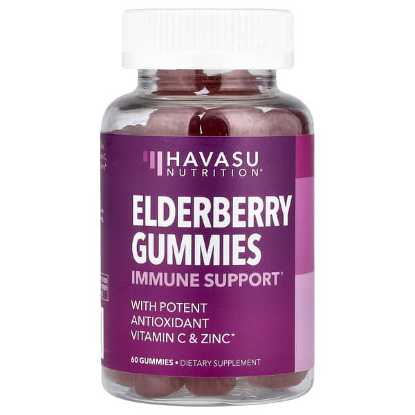Havasu Nutrition, Elderberry Gummies, 60 Gummies