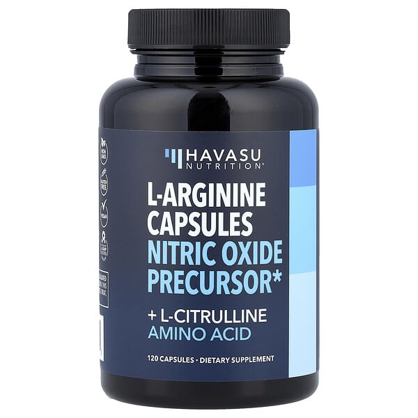 Havasu Nutrition, L-Arginine + L-Citrulline Amino Acid, 120 Capsules