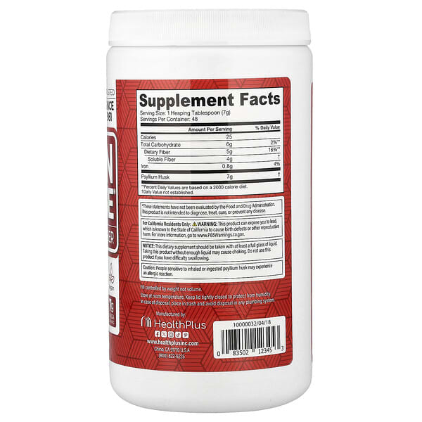 Alternative view of Health Plus, Colon Cleanse, 12 oz (340 g)