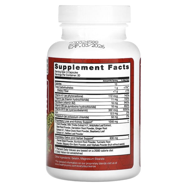 Alternative view of Health Plus, Every Day Cleanse , 90 Capsules