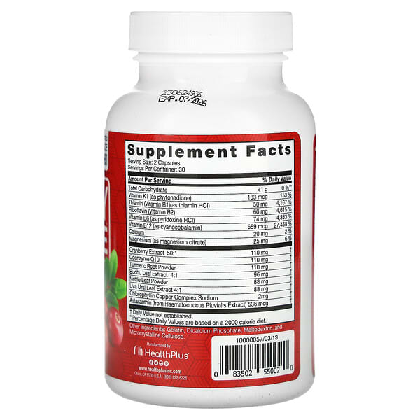 Alternative view of Health Plus, Kidney Cleanse, 60 Capsules