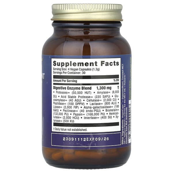 Alternative view of HealthForce Superfoods, Digestion Enhancement Enzymes™, 120 VeganCaps