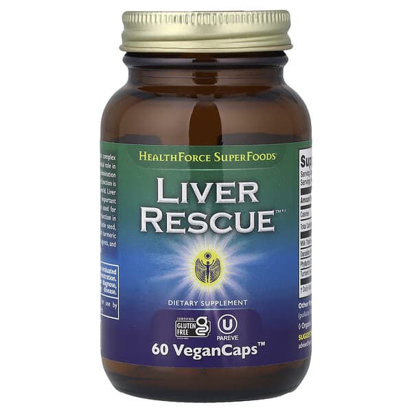 HealthForce Superfoods, Liver Rescue™, 60 VeganCaps™