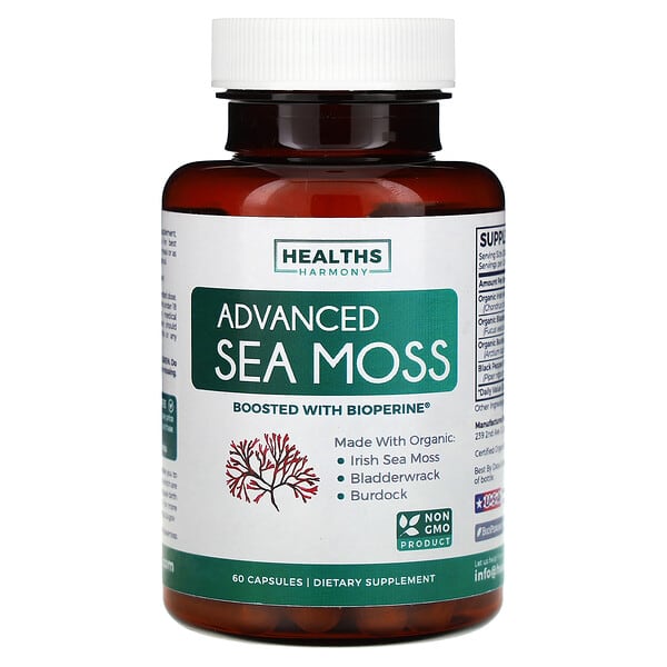 Healths Harmony, Advanced Sea Moss, 60 Capsules 3 Healths Harmony, Advanced Sea Moss, 60 Capsules