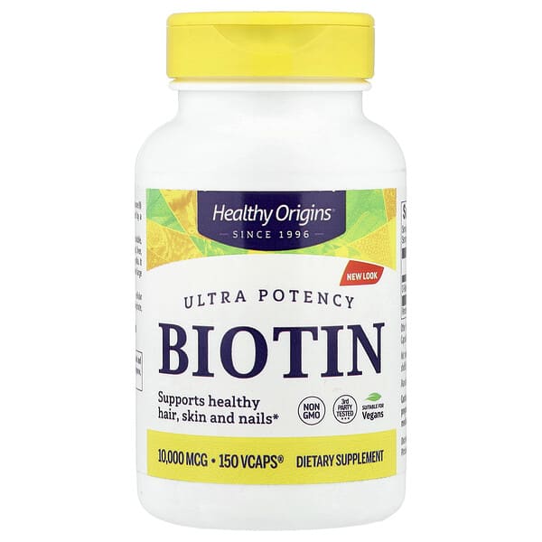 Healthy Origins, Biotin, 10,000 mcg, 150 Vcaps®