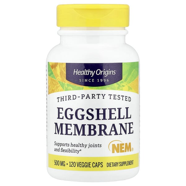 Healthy Origins, Eggshell Membrane, 500 mg, 120 Veggie Capsules