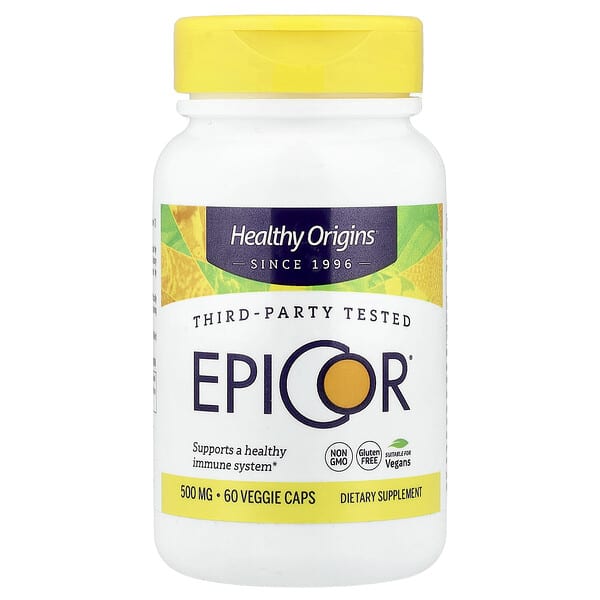 Healthy Origins, EpiCor®, 500 mg, 60 Veggie Caps
