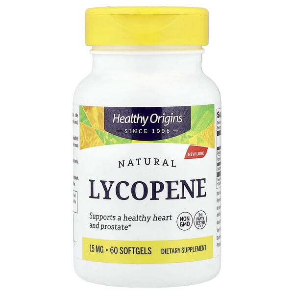 Healthy Origins, Lycopene, 15 mg, 60 Softgels
