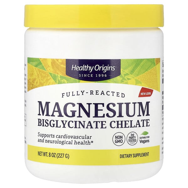 Healthy Origins, Magnesium Bisglycinate Chelate, 8 oz (227 g)