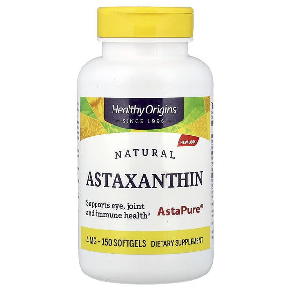 Healthy Origins, Natural Astaxanthin, 150 Softgels