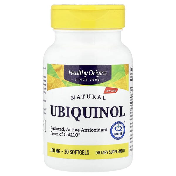 Healthy Origins, Natural Ubiquinol, 100 mg, 30 Softgels