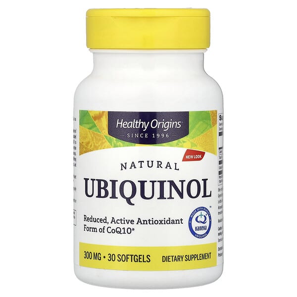 Healthy Origins, Natural, Ubiquinol, 300 mg, 30 Softgels