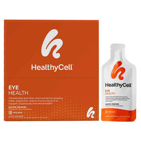 HealthyCell, Eye Health, Blood Orange, 30 Gel Packs, 0.84 fl oz (25 ml) Each