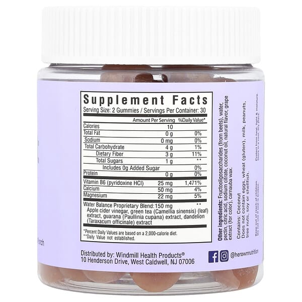 Alternative view of Her Own, Debloat Slimming Gummies, Citrus Punch, 60 Gummies