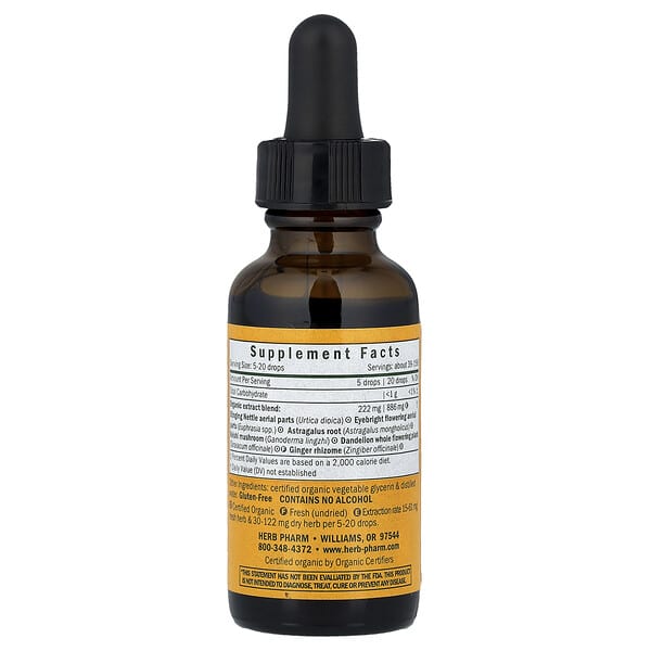 Alternative view of Herb Pharm, Kid's Sinus Samurai, Alcohol Free, 1 fl oz (30 ml)