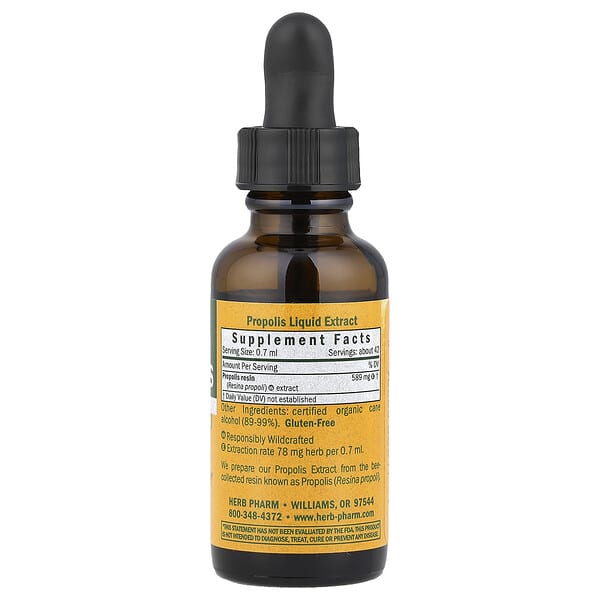 Alternative view of Herb Pharm, Propolis, 1 fl oz (30 ml)