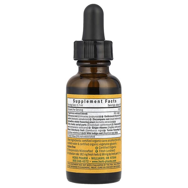 Alternative view of Herb Pharm, Rapid Immune Boost™, 1 fl oz (30 ml)