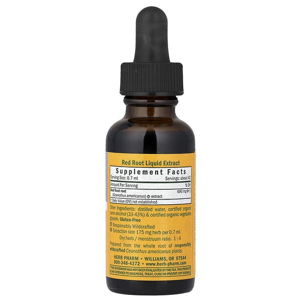 Alternative view of Herb Pharm, Red Root, 1 fl oz (30 ml)