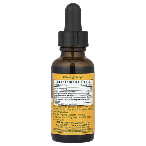 Alternative view of Herb Pharm, Relaxing Sleep™, 1 fl oz (30 ml)